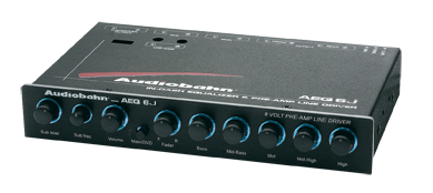 Audiobahn AEQ6Q In Dash Equalizer and Pre-Amp