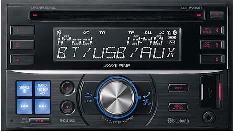 Alpine CDE-W235BT CD/MP3/USB Receiver with iPod & Bluetooth