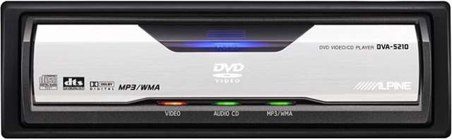 Alpine DVA-5210 Single Din DVD Player - Click Image to Close