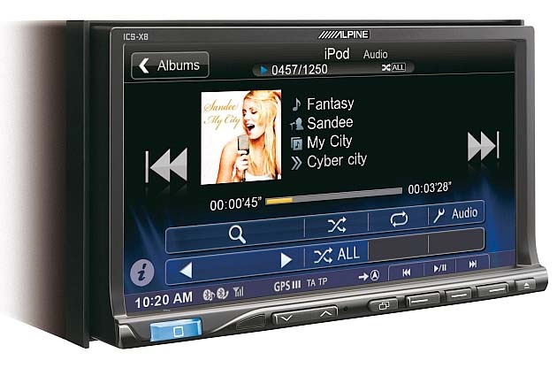 ALpine ICS-X8 Applink CD/DVD Multimedia Station Wtih Bluetooth