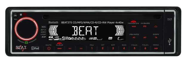 Beat 375 CD/MP3/SD Receiver With USB & Bluetooth