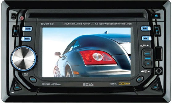 Boss Audio BV9150 Double Din CD/MP3 Receiver with DVD Playback