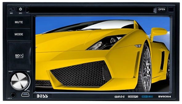 Boss Audio BV9354 Double Din Monitor with CD/MP3 & DVD Playback