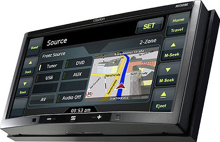 Clarion NX700E Double Din Touch Screen with Built-In Navigation