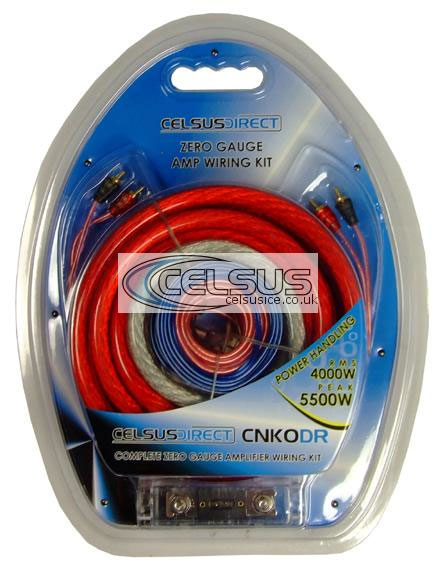 Celsus CNK0DR 0 Gauge Amp Power kit