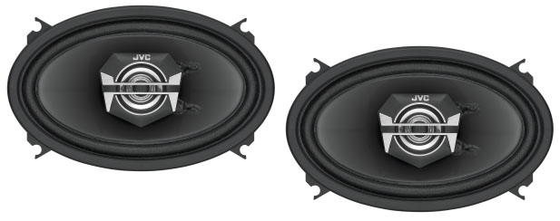 JVC CS-V4627 2 Way Custom Fit Coaxial Speaker System - Click Image to Close