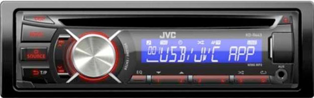 JVC KD-R443 CD/MP3 Receiver with USB Input