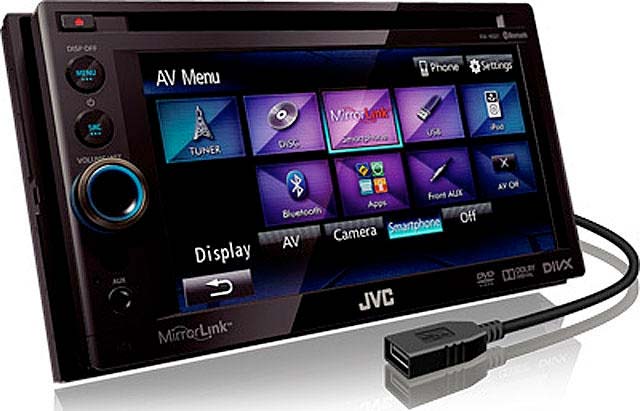 JVC KW-NSX1 Double Din CD/MP3/DVD Receiver With Mirror Link