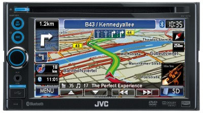 JVC KW-NT3 Double Din Navigation with CD/MP3 & WMA