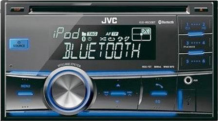 JVC KW-R600BT Double Din CD/MP3/USB/iPod Receiver With Bluetooth