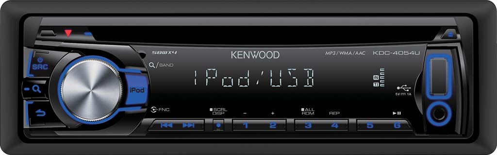Kenwood KDC-4054UB CD/MP3/AUX Receiver With USB Input
