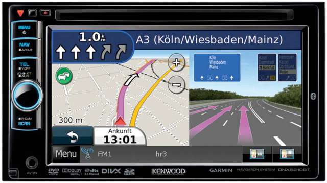 Kenwood: DNX-5210BT - Double Din DVD/USB/iPod/BT With Navigation