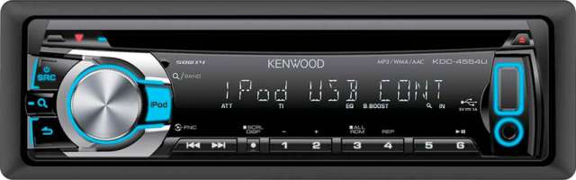 Kenwood KDC-4554U CD/MP3/USB Receiver With iPod Connectivity