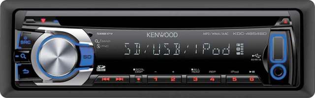 Kenwood KDC-4654SD CD/MP3/USB/SD Receiver With iPod Connectivity