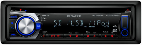 Kenwood KDC-4751SD CD/MP3/USB Tuner with SD Card Input