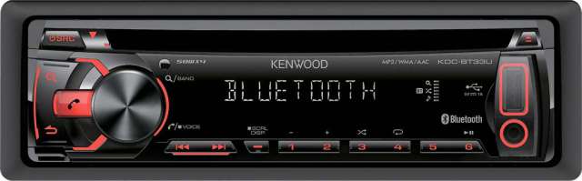 Kenwood KDC-BT33U CD/MP3/USB Receiver With Bluetooth
