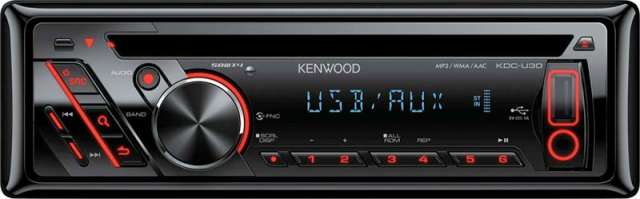 Kenwood KDC-U30R CD/MP3 Receiver with USB/AUX input