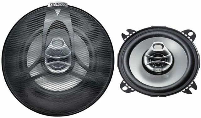 Kenwood KFC-1061S 3 Way Coaxial Speaker System - Click Image to Close