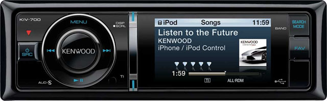 Kenwood KIV-700 Mech-Less USB Receiver with iPod Control