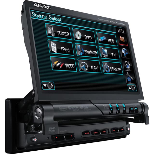 Kenwood KVT-526DVD DVD/CD/MP3 Touch Screen Monitor