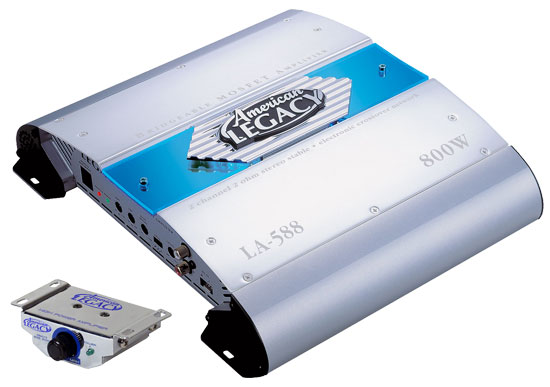 Legacy LA588 2 Channel 800W Bridgeable Amplifier