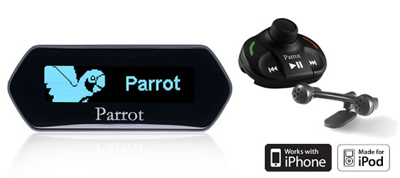 Parrot MKi-9100 Bluetooth handsfree carkit USB/IPOD/LINE-IN - Click Image to Close