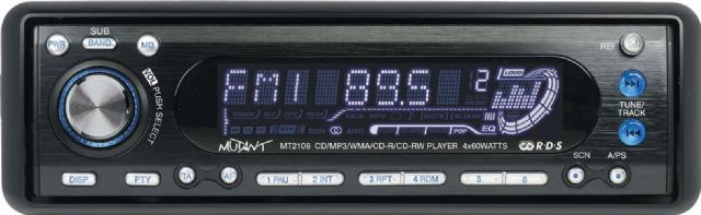 Mutant MT2108 CD/MP3 Receiver With AUX Input - Click Image to Close