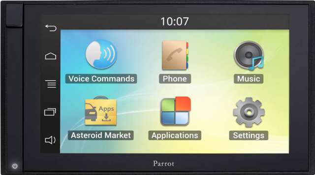 Parrot Asteroid Smart Double Din App Radio With SatNav - Click Image to Close
