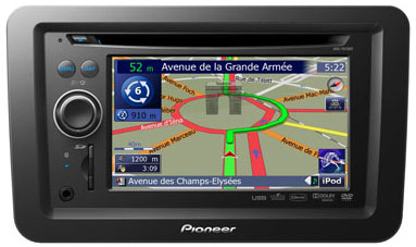 Pioneer AVIC-F9110BT Double Din CD/MP3/DVD Receiver with Navi - Click Image to Close