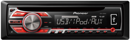 Pioneer DEH-2400UI CD/MP3/USB Player with iPod Connectivity