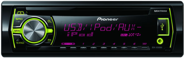 Pioneer DEH-X3500UI CD/MP3/USB Receiver with iPod Connectivity - Click Image to Close