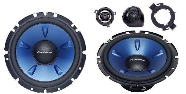 Pioneer TS-H1703 2 Way Component Speaker System
