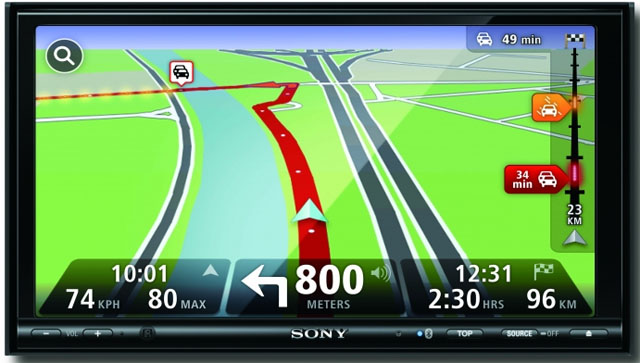 Sony XNV-L77BT 7" Touch Screen Navigation With Bluetooth