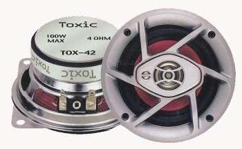 Toxic TOX-42 2 Way 100W Coaxial Speaker System - Click Image to Close