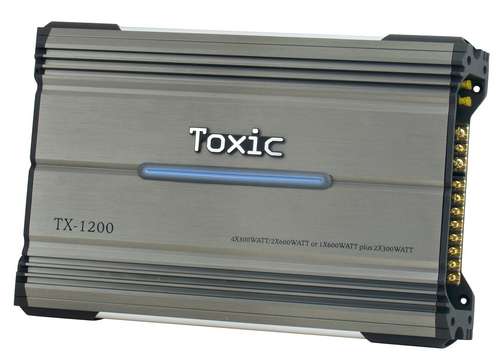 Toxic TX-1200 4 Channel 1200W Amplifier