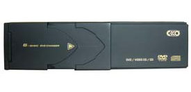 CKO 6008 6 Disc DVD Changer with DVD/CD/MP3/DivX Play Back [CKO 6008]