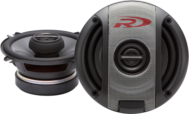 Alpine SPR-13C 2 Way Coaxial Speaker System - Click Image to Close