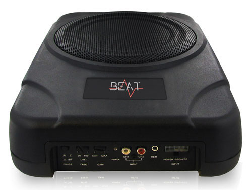 Beat BSW8ACT 180W Active Shallow Mount Subwoofer