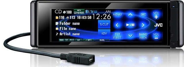 JVC KD-AVX55 CD/MP3/WMA Receiver with USB & DVD Playback
