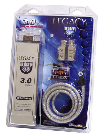 Legacy LCAKT30DBL 3.0 Farad Digital Power Capacitor Kit [Legacy LCAKT30DBL]