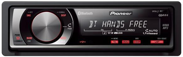 Pioneer DEH-P600BT CD/MP3 Receiver With Bluetooth [Pioneer DEH-P600BT]