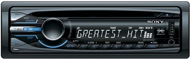 Sony CDX-GT550UI CD/MP3/USB/iPod ready Tuner