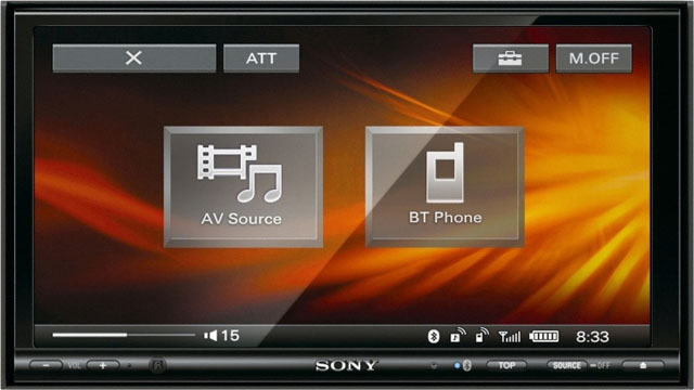 Sony XAV-72BT 7.0" Double Din DVD/CD/MP3/USB & Bluetooth Screen