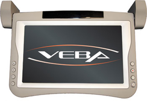 Veba AV102RMT 10.2" Roof Mount Monitor With Built In DVD Player