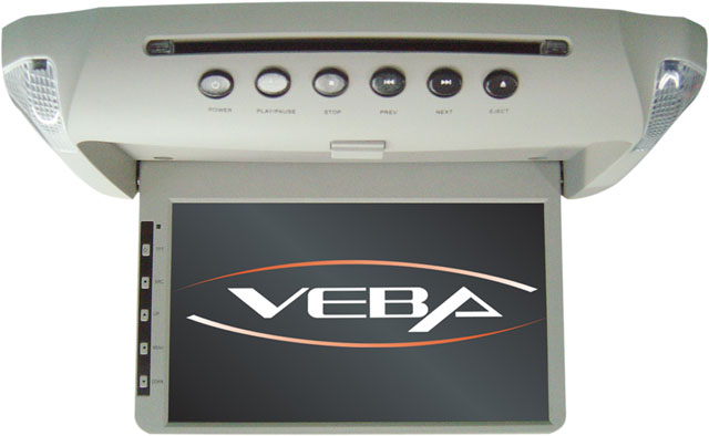 Veba AV85RMMDV 8.5" Grey Roof Mount Monitor With Built In DVD